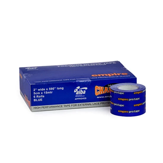 EMPIRE BLUE GLOVE TAPE 5CM X 15MTR-BOX OF 6 1 EMPIRE BLUE GLOVE TAPE 5CM X 15MTR-BOX OF 6