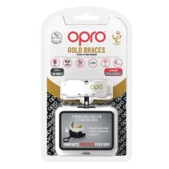 OPRO - ADULT GOLD MOUTHGUARD FOR BRACES (WHITE) 11 OPRO - ADULT GOLD MOUTHGUARD FOR BRACES (WHITE) -Boxing Discount Store 102506004 2