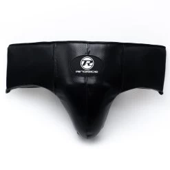 RINGSIDE PRO FITNESS SYNTHETIC LEATHER GROIN GUARD Black
