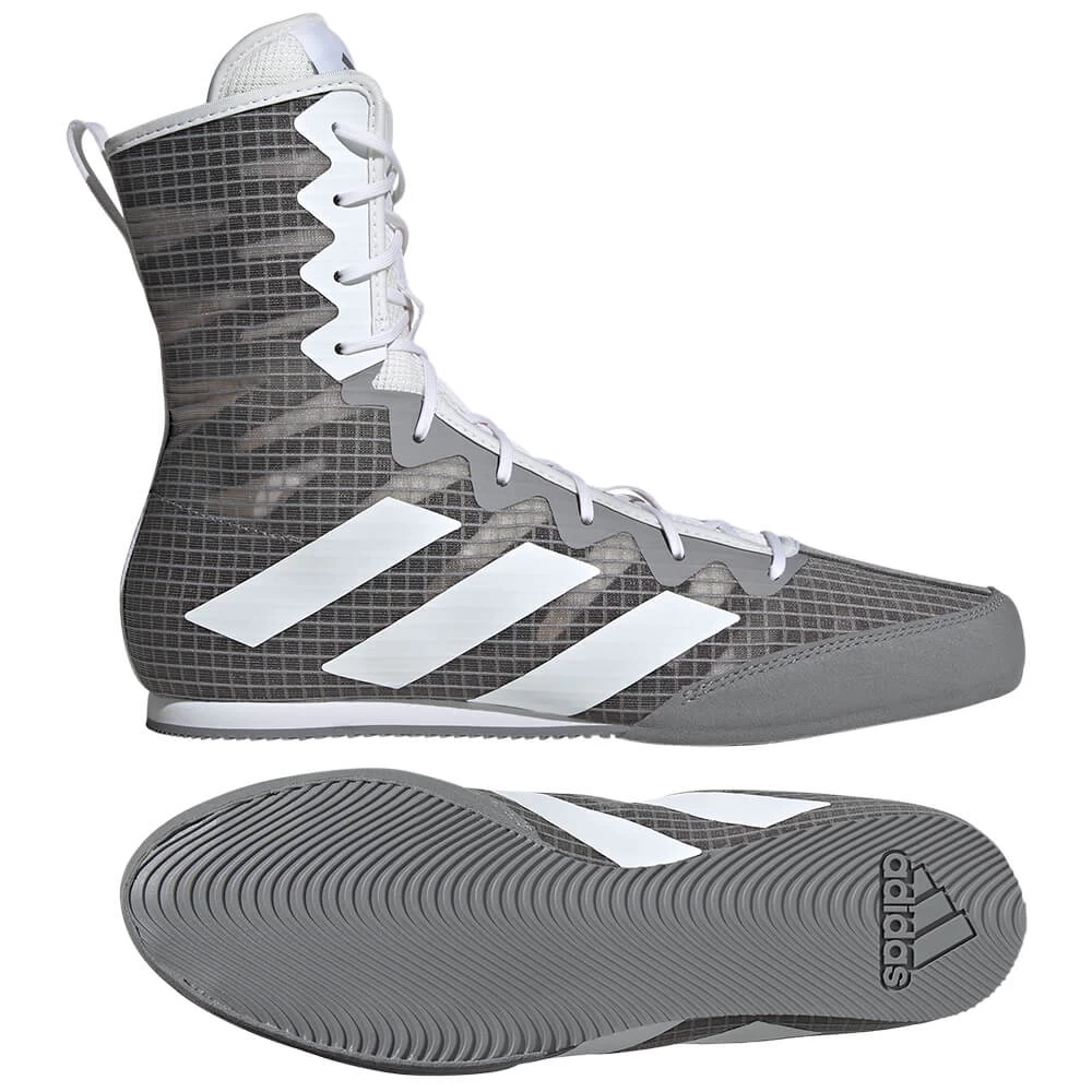 ADIDAS BOX HOG 4 Grey/white 1 ADIDAS BOX HOG 4 Grey/white