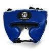 RINGSIDE PRO FITNESS HEADGUARD SYNTHETIC LEATHER Blue/silver