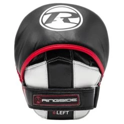RINGSIDE LEATHER TARGET PADS Black/white/red