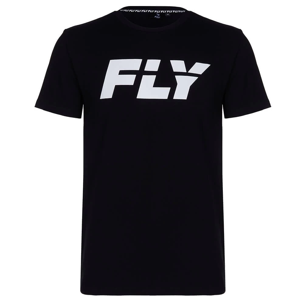 FLY-FLY BIG LOGO BLACK TEE 1 FLY-FLY BIG LOGO BLACK TEE