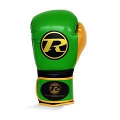 RINGSIDE PRO FITNESS SYNTHETIC LEATHER STRAP Green/gold