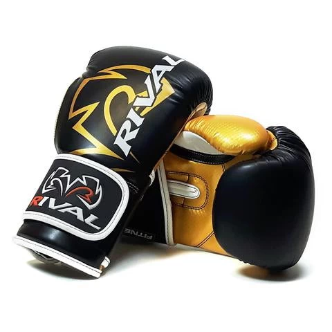 RIVAL RB7 JUNIOR FITNESS PLUS VELCRO Black/gold 1 RIVAL RB7 JUNIOR FITNESS PLUS VELCRO Black/gold
