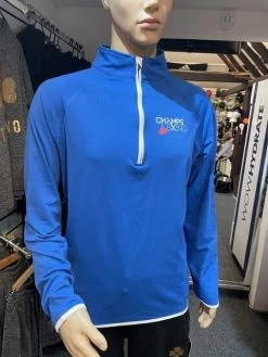CHAMPS-JUST COOL HALF ZIP SWEAT TOP