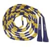 AMPRO BALLERS 10FT ADJUSTABLE BEADED JUMP ROPE - PURPLE/YELLOW