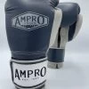 AMPRO HYBRID POWERTECH HOOK & LOOP SPARRING Navy Blue/grey