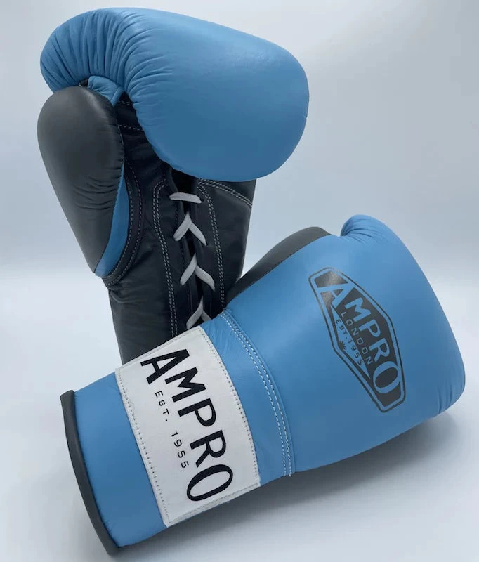 AMPRO HYBRID POWERTECH LACE SPARRING Sky Blue/grey 2 AMPRO HYBRID POWERTECH LACE SPARRING Sky Blue/grey - Image 2