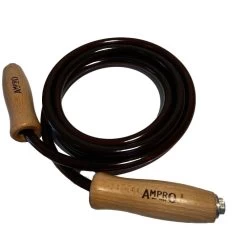 AMPRO WOODEN HANDLED THAI SKIPPING ROPE