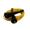 AMPRO ZOOM ADJUSTABLE 11FT SPEED SKIPPING ROPE-BLACK/YELLOW