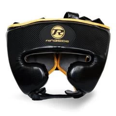 RINGSIDE PRO FITNESS HEADGUARD SYNTHETIC LEATHER Black/gold