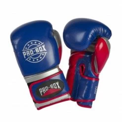 PRO BOX JUNIOR CHAMP SPAR VELCRO Blue/red/silver
