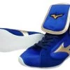 MIZUNO MID-CUT FOLD TYPE BOXING SHOES - BLUE · GOLD