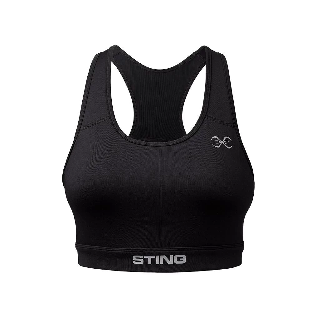 STING FEMALE CHEST PROTECTOR Blackwhite 1 STING FEMALE CHEST PROTECTOR Blackwhite