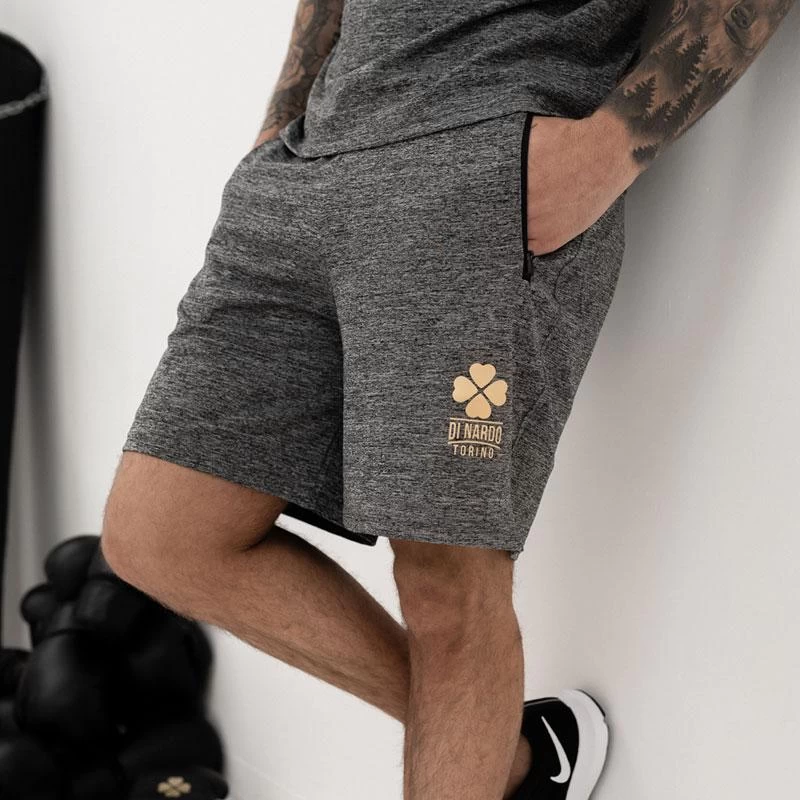 Di Nardo-Men’s Grey Gym Shorts 2 Di Nardo-Men’s Grey Gym Shorts - Image 2