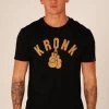 KRONK One Colour Gloves Slim Fit T Shirt Black