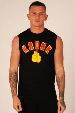 KRONK Gloves Sleeveless T Shirt Black