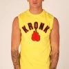 KRONK Gloves Sleeveless T Shirt Yellow