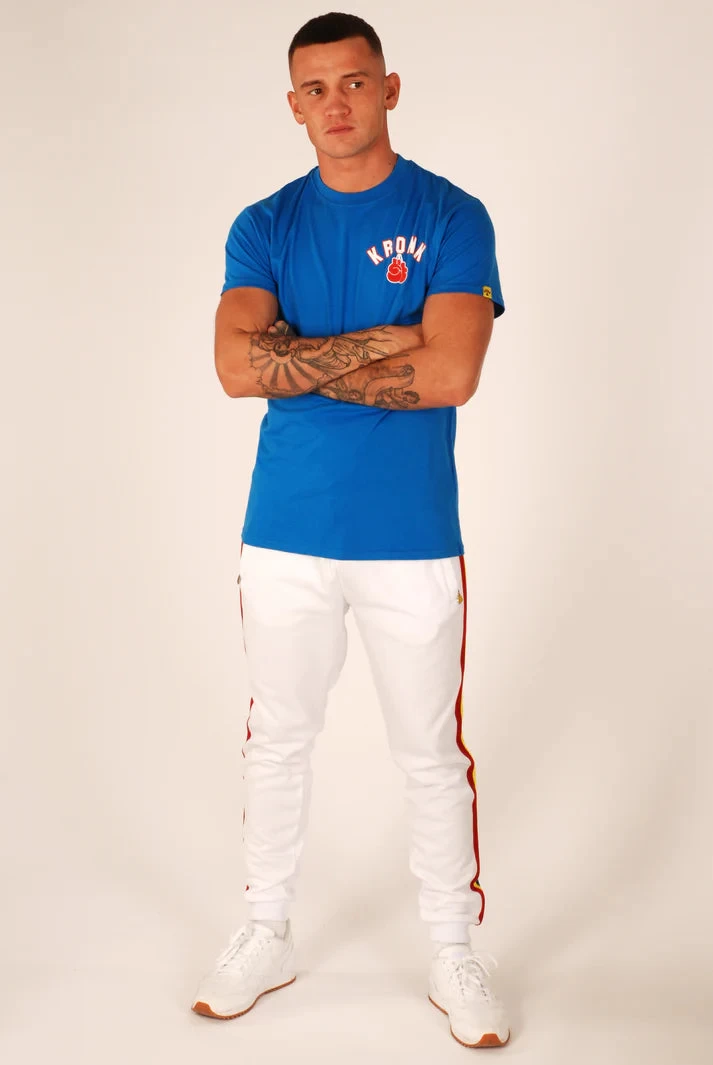 KRONK Boxing Thomas Hearns Training Camp T Shirt Royal Blue 2 KRONK Boxing Thomas Hearns Training Camp T Shirt Royal Blue - Image 2