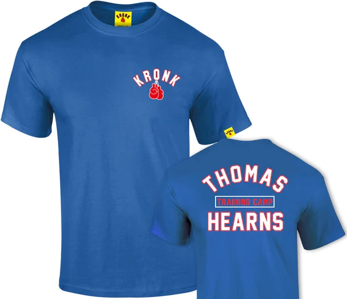 KRONK Boxing Thomas Hearns Training Camp T Shirt Royal Blue 4 KRONK Boxing Thomas Hearns Training Camp T Shirt Royal Blue - Image 4