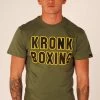 KRONK Boxing Classic T Shirt Military Green
