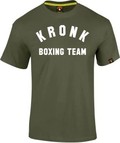 KRONK Boxing Team Regular Fit T Shirt Military Green