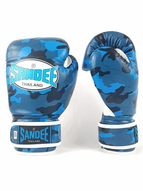 SANDEE AUTHENTIC SYNTHETIC LEATHER Camo Blue/white 2 SANDEE AUTHENTIC SYNTHETIC LEATHER Camo Blue/white - Image 2