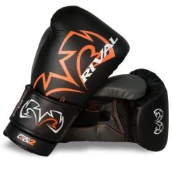 RIVAL RS11V EVOLUTION SPARRING VELCRO Black