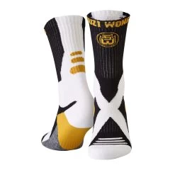 SUZI WONG- BOXING SOCK -Boxing Discount Store Suzi Wong Socks White Black Gold scaled 1
