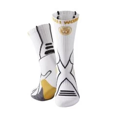 SUZI WONG- BOXING SOCK -Boxing Discount Store Suzi Wong Socks White and Gold 800x800 1