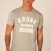 KRONK Boxing Team Regular Fit T Shirt Sports Grey