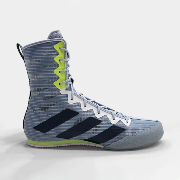 ADIDAS BOX HOG 4 Wonder Blue/lime 1 ADIDAS BOX HOG 4 Wonder Blue/lime