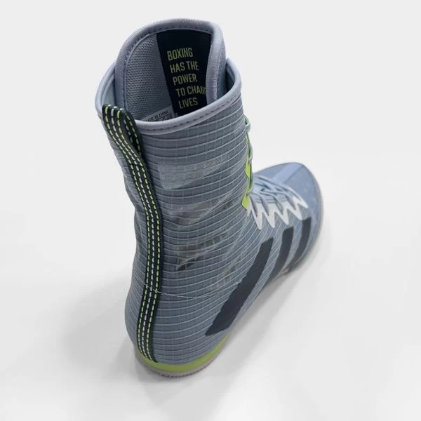 ADIDAS BOX HOG 4 Wonder Blue/lime 2 ADIDAS BOX HOG 4 Wonder Blue/lime - Image 2