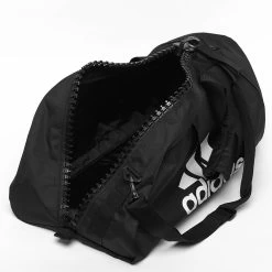 ADIDAS 2 IN 1 HOLDALL - BOXING BLACK/WHITE -Boxing Discount Store adiacc052 2in1 bag black white close up 010