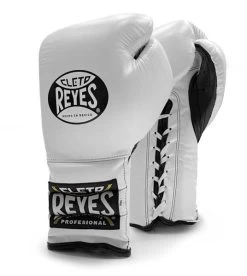 CLETO REYES SPARRING LACE White/black