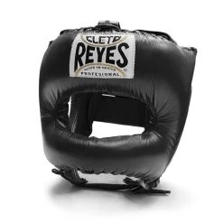 CLETO REYES HEADGUARD WITH NYLON POINTED FACE BAR Black