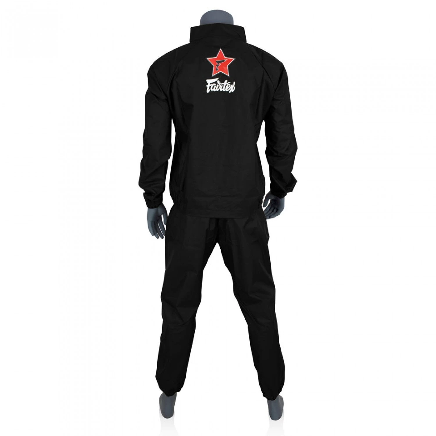 Fairtex Vinyl Sweatsuit Black 2 Fairtex Vinyl Sweatsuit Black - Image 2