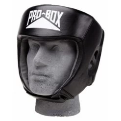 PRO BOX CLUB ESSENTIALS LEATHER HEADGUARD Black