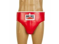 PRO BOX BASE SPAR PU GROIN GUARD Red