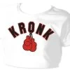 KRONK WOMEN GLOVES CROPPE TEE WHITE