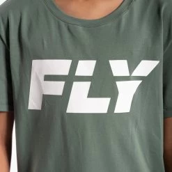 Fly Green-Kids Big Logo Tee -Boxing Discount Store khakicloseups 2