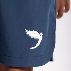Fly-Kids Performance Shorts/Blue -Boxing Discount Store kidsshortsbluecloseups