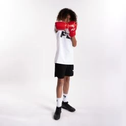 Fly White-Kids Big Logo Tee -Boxing Discount Store posed 3