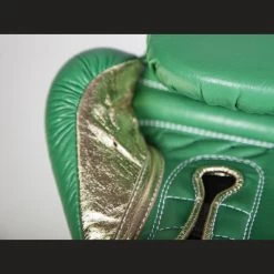 PAFFEN SPORT "TYSON FURY" PRO WIDE VELCRO Green/gold -Boxing Discount Store pro wide boxing gloves for sparring 3