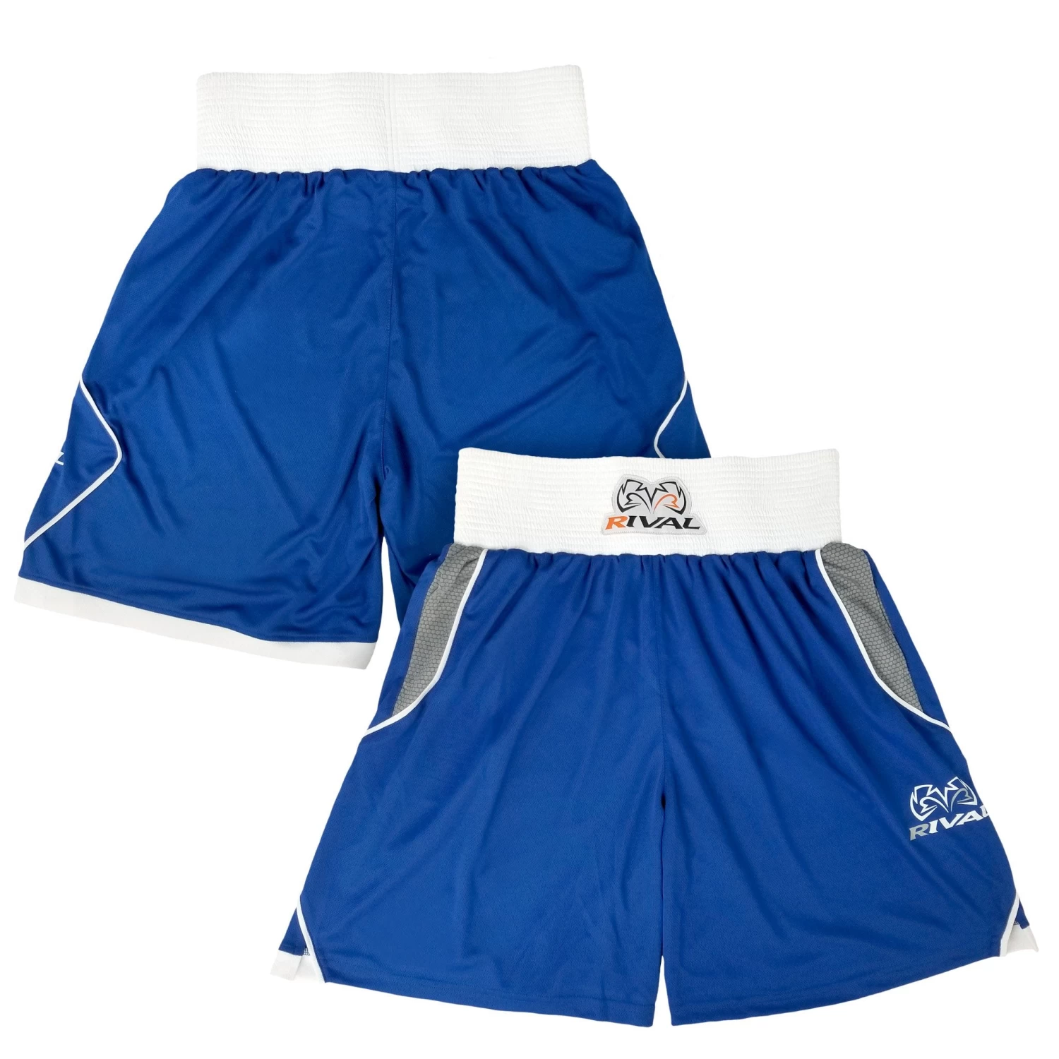 RIVAL-AMATEUR BLUE COMPETITION/TRAINING BOXING TRUNKS 4 RIVAL-AMATEUR BLUE COMPETITION/TRAINING BOXING TRUNKS - Image 4