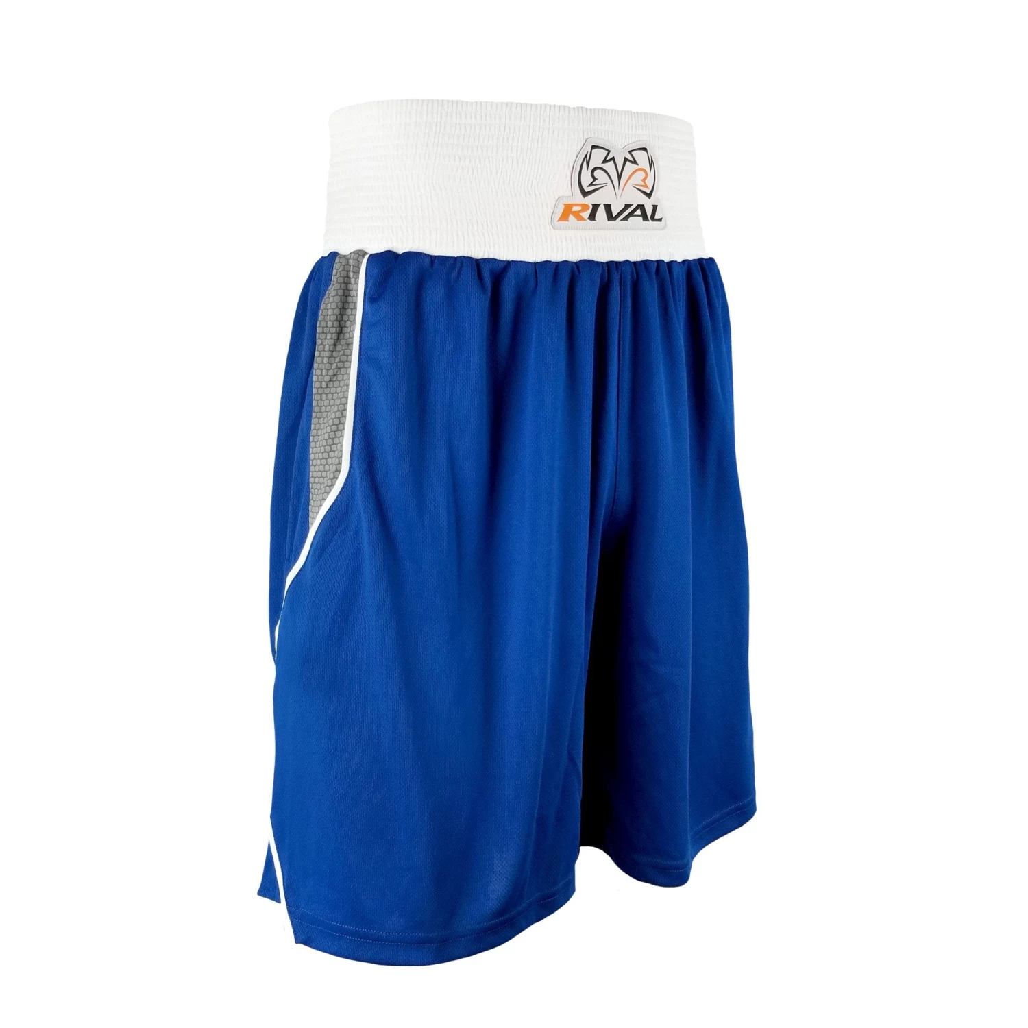 RIVAL-AMATEUR BLUE COMPETITION/TRAINING BOXING TRUNKS 1 RIVAL-AMATEUR BLUE COMPETITION/TRAINING BOXING TRUNKS