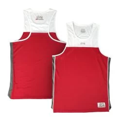 RIVAL-AMATEUR RED COMPETITION/TRAINING BOXING JERSEY -Boxing Discount Store rap tt30 red demo