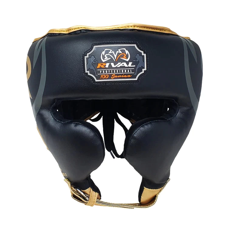 RIVAL RHG100 PROFESSIONAL HEADGUARD Black/gold 2 RIVAL RHG100 PROFESSIONAL HEADGUARD Black/gold - Image 2