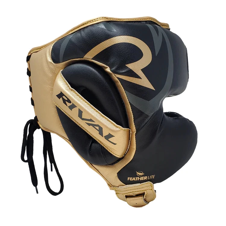 RIVAL RHG100 PROFESSIONAL HEADGUARD Black/gold 4 RIVAL RHG100 PROFESSIONAL HEADGUARD Black/gold - Image 4